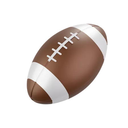 Rugby Ball  3D Illustration