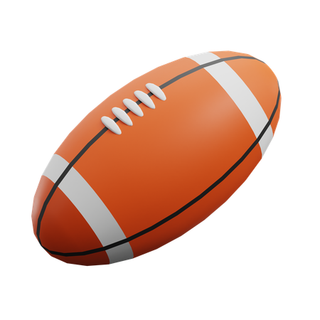 Rugby Ball  3D Icon