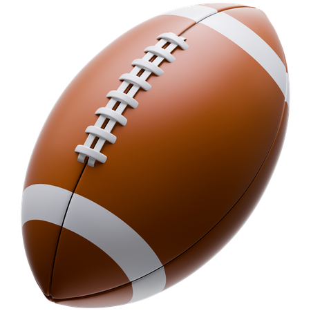 Rugby Ball  3D Icon