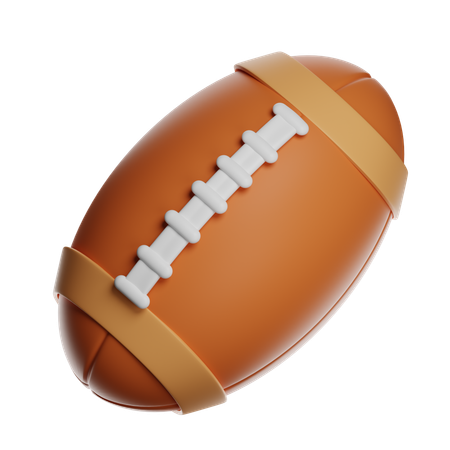 Rugby Ball  3D Icon
