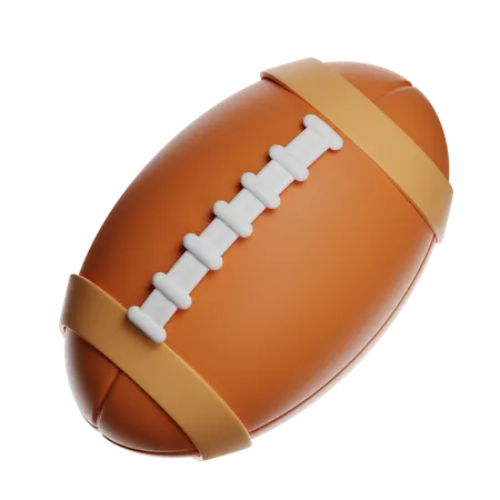 Rugby Ball  3D Icon