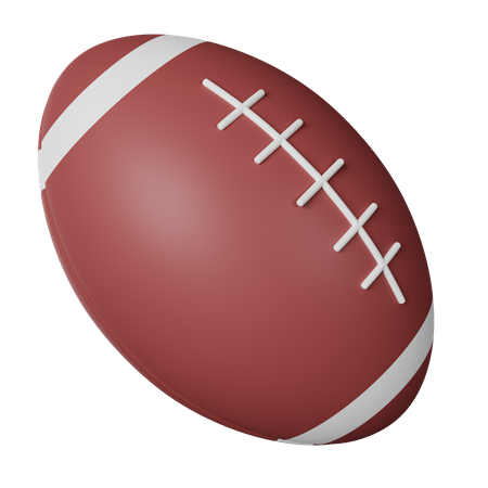 Rugby Ball  3D Icon