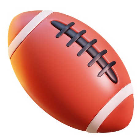 Rugby Ball  3D Icon