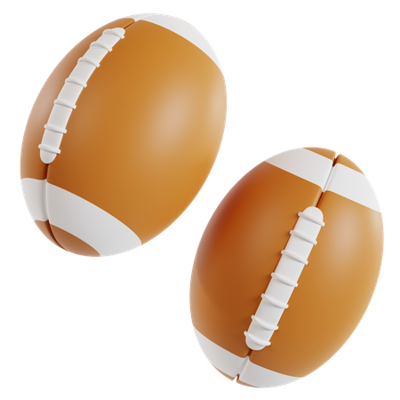 Rugby Ball  3D Icon