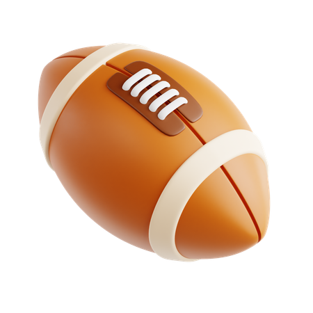 Rugby Ball  3D Icon