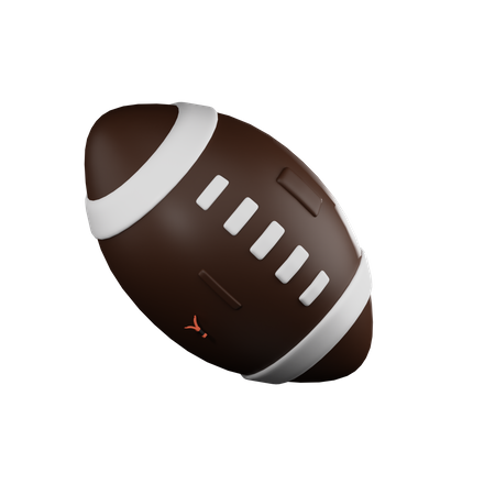 Rugby Ball  3D Illustration