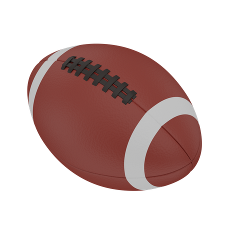 Rugby ball  3D Icon