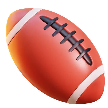 Rugby Ball  3D Icon