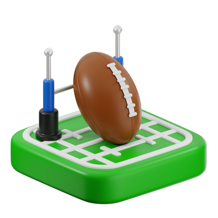 Rugby Field  3D Icon