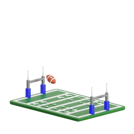 Rugby Field  3D Icon