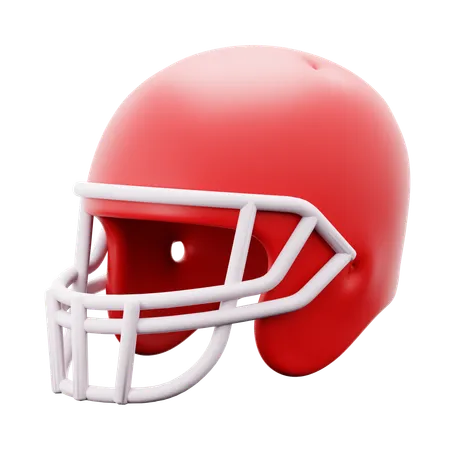 American Football Sport Game Helmet Head Protection 3 D Icon Illustration Render Design 3D Icon
