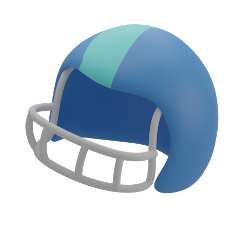 Rugby Helmet 3D Illustration