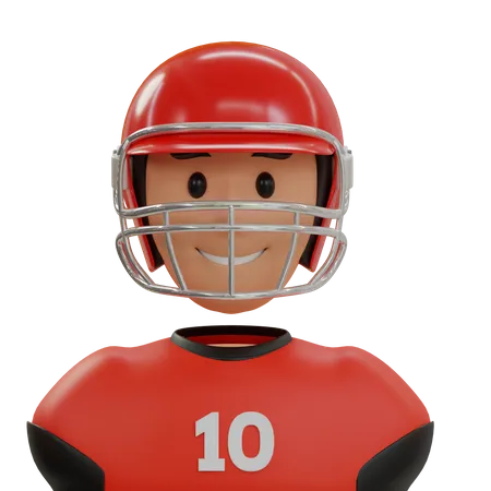 Rugby Player  3D Icon