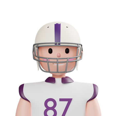 Rugby Player  3D Icon