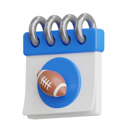 Rugby Spiel  3D Icon