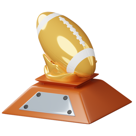 Rugby Thropy  3D Icon