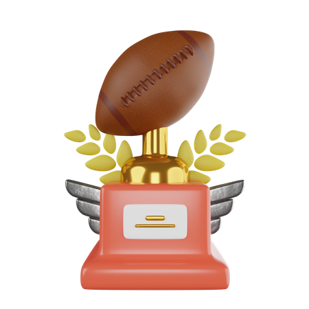 Rugby-Trophäe  3D Icon