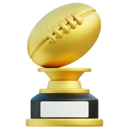 Rugby Trophy  3D Icon