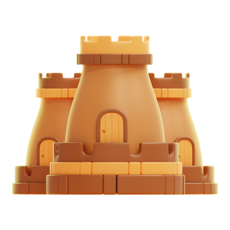 Ruines du château  3D Icon