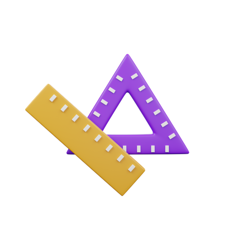 Ruler  3D Icon