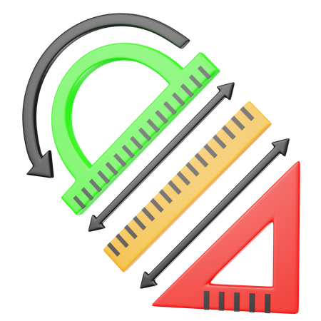 Ruler  3D Icon