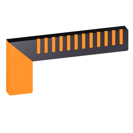 Ruler  3D Icon