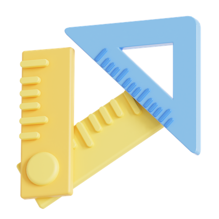 Ruler  3D Icon