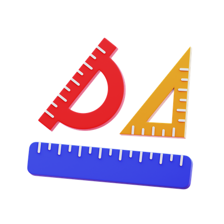 Ruler  3D Icon