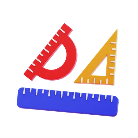 Ruler  3D Icon