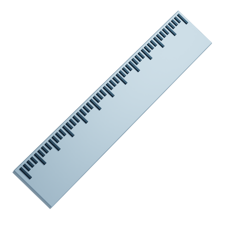 Ruler  3D Icon