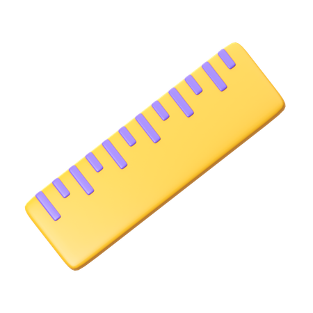 Ruler  3D Icon