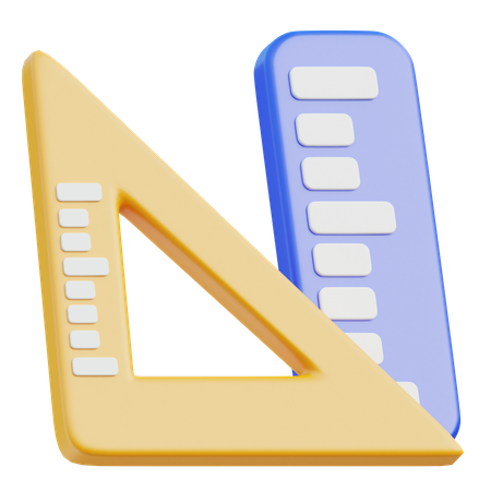 Ruler  3D Icon