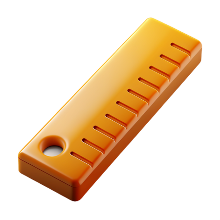 Ruler  3D Icon