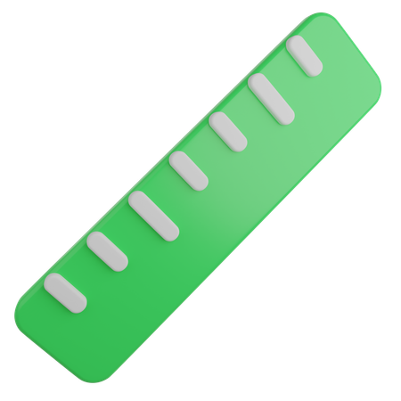 Ruler  3D Icon