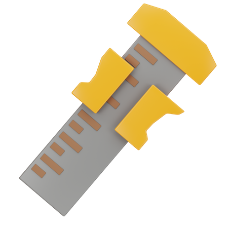 Ruler  3D Icon