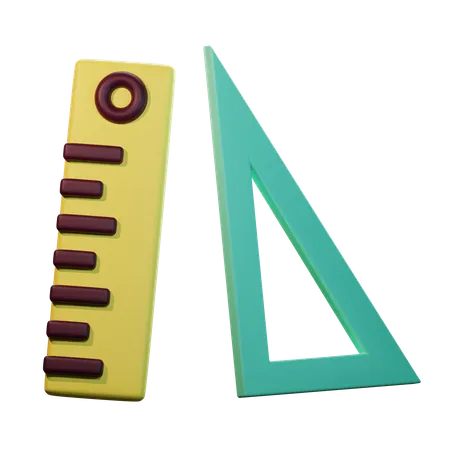 Ruler  3D Icon