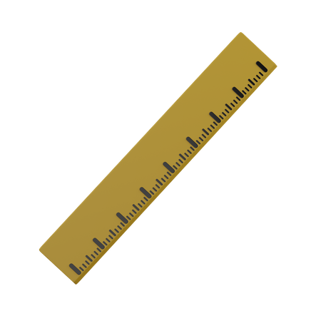 Ruler  3D Icon