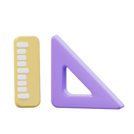 Ruler  3D Icon