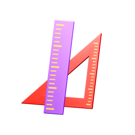 Ruler  3D Icon