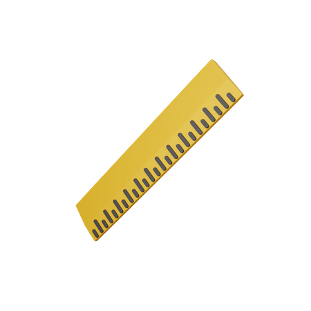 Ruler  3D Icon