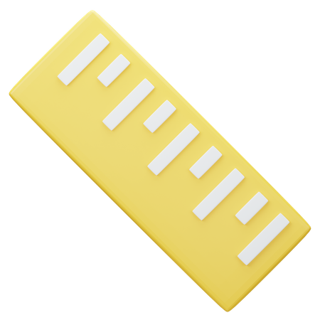 Ruler  3D Icon