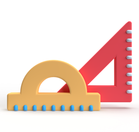 Ruler  3D Icon