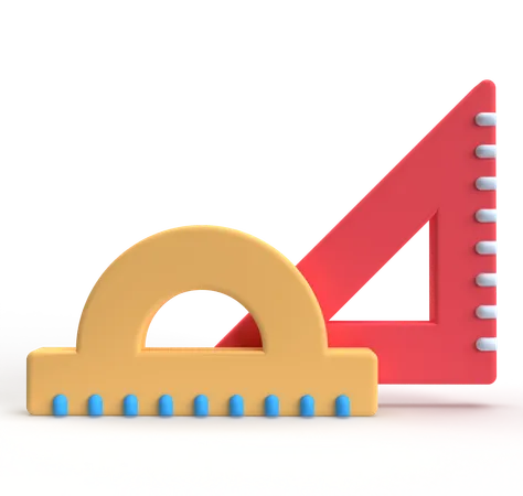 Ruler  3D Icon