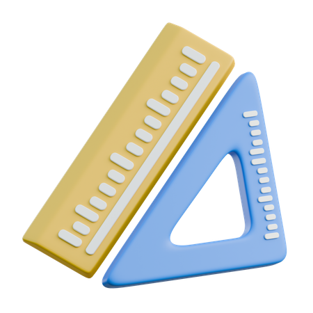 Ruler  3D Icon