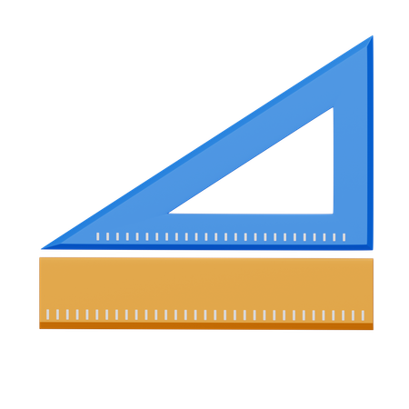 Ruler  3D Icon