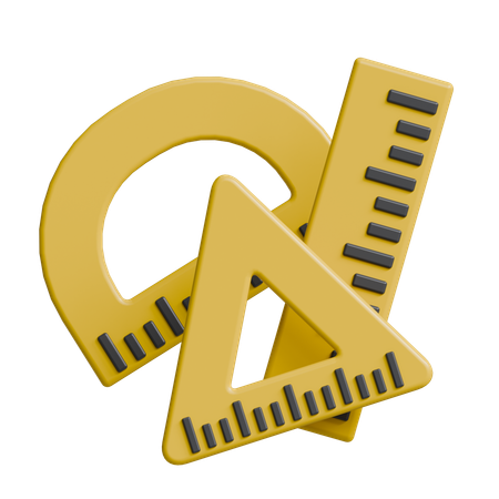 Ruler  3D Icon