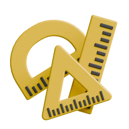 Ruler  3D Icon