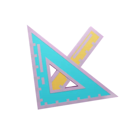 Ruler  3D Icon