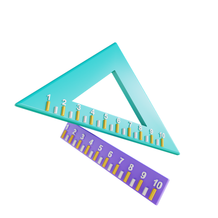 Ruler  3D Icon