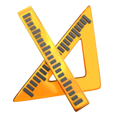 Ruler  3D Icon